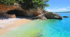 Nice beach auf Hvar