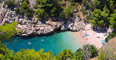 Hvar, beach