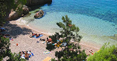 Hvar, beautiful beach