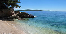 Hvar, apartments directly on the beach